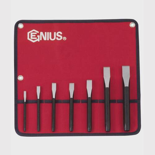 Genius 天赋工具进口7件套扁凿组套凿子组6-22mm PC-567F
