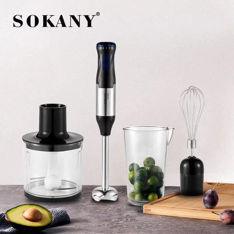 SOKANY搅拌棒家用大功率电动料理棒粉碎搅拌棒老人儿童可携式副食
