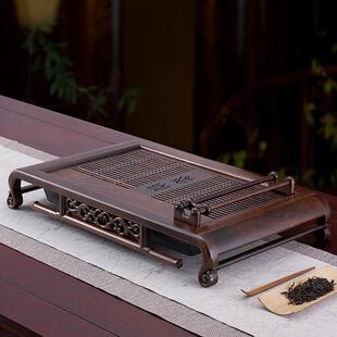 汉唐茶盘实木茶具客厅家用茶台茶托 托盘储水茶海小茶托 托功夫茶