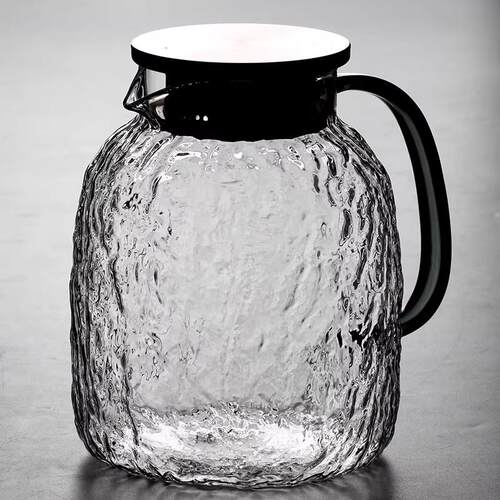 冷水壶玻璃耐高温夏季家用大容量凉水杯泡茶壶套装耐热扎壶开水瓶