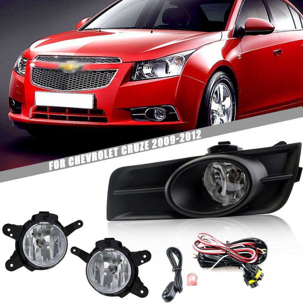 适用雪佛兰09101112年款科鲁泽前雾灯总成日间行车灯前杠灯