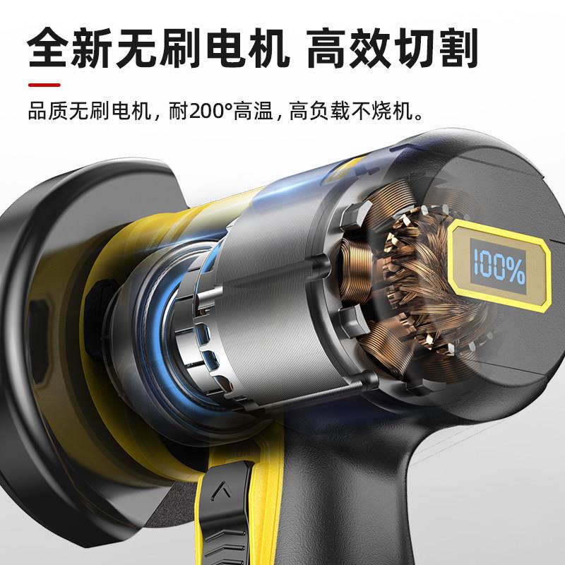 迷你角磨机家用割MAYBUCK锂电池光机打磨机大率小型功充电式手磨