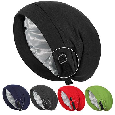 Double layer adjustable sleeping cap, men's elastic toe