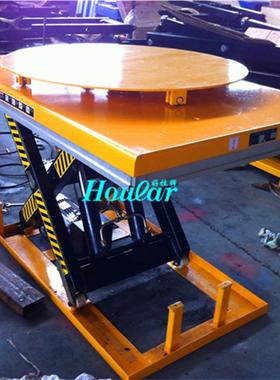 oular面旋转平升降h台hoular好固定式液压升降机台 360°转盘升降