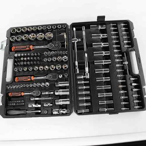 直销套筒扳工手全套ACJ工轮具箱套装具维修套筒棘扳手螺丝多用五