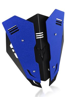 适用山叶MT03 MT25 20年改装机车前挡风板导流罩前挡风玻璃配件