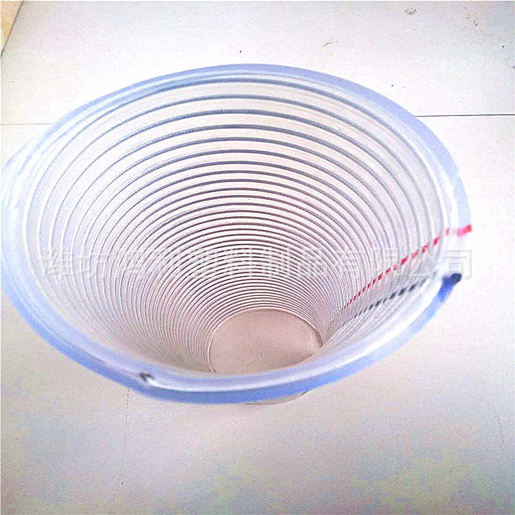 生产大型号大口径PVC钢丝增强软管 pvc钢丝软管 透明  排污用
