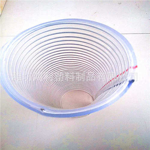 用大口钢丝 pvc钢丝生产型号 排污增强软管  透明软管径大pvc