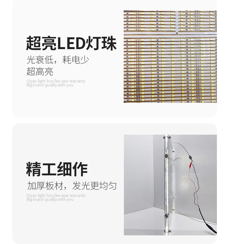 LD双面吊挂式水灯箱发光吊牌饭菜牌橱窗展E示广店告牌吊JX-005挂