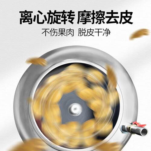 圣托自动土豆去皮机商用磨皮机马铃薯地瓜芋头生姜电动削皮剥皮机