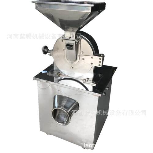 供应不锈钢中药打粉机医院用黄精粉碎机304不锈钢齿盘黑豆粉碎机