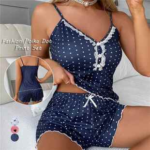 ts Set Lace Pijama Suit Sleepwear For Women Sexy Pajama Suit