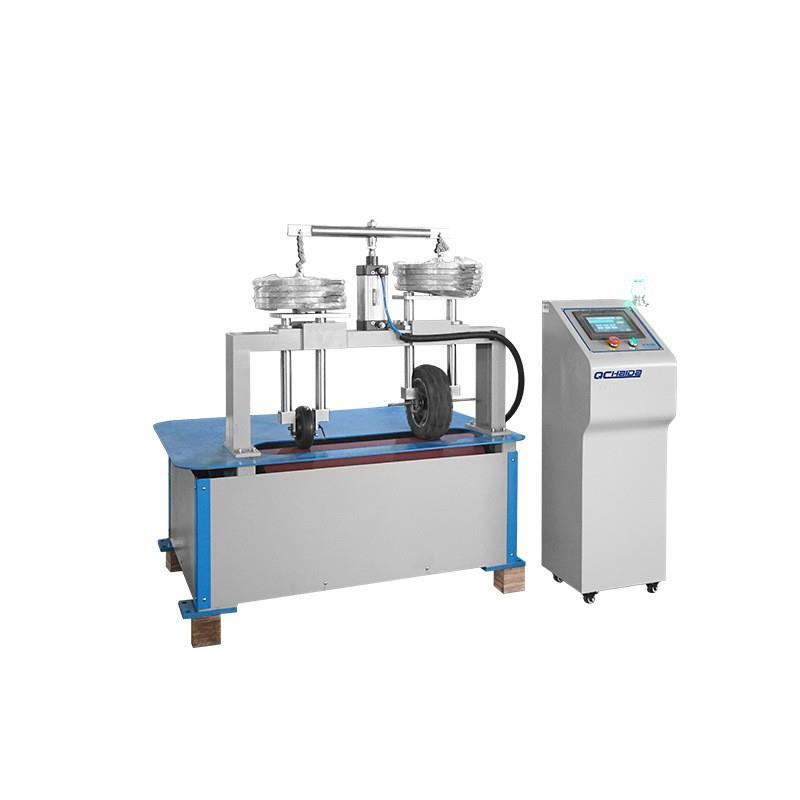 广东婴儿学步车轮子耐磨性试验机童车脚轮磨耗寿命测试机