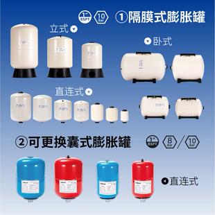 鲁跃压罐水气泵稳压636罐胀罐消水锤气膨囊空能缓冲罐隔膜式气压