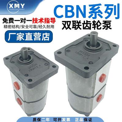 适用液压齿轮油泵高压CBN/CBT-G314/304 F312/308 F314/306双联齿