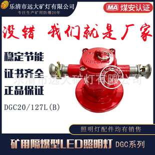 免维护防爆灯高亮度 127L LED照明灯厂家矿用隔爆型LEDDGC20