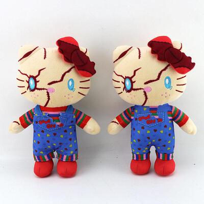 Hello Kitty鬼娃恰奇chucky公仔毛绒玩具玩偶书包挂件钥匙扣礼物