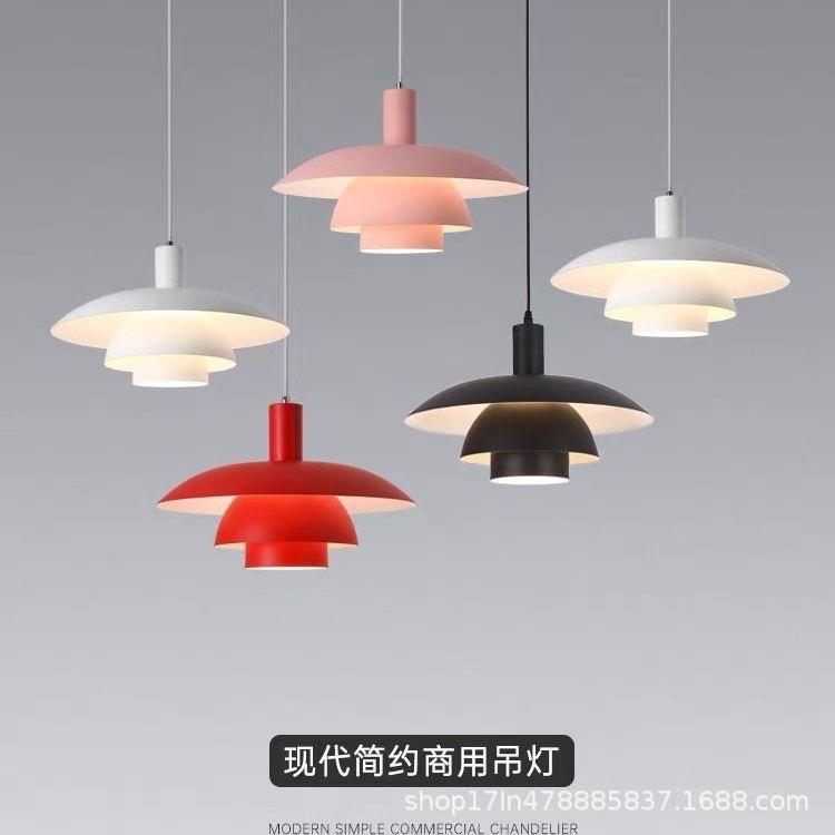 中国红色工业风吧台餐厅火锅店烧烤饭店创意个性店铺商铺灯罩吊灯