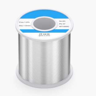 低温有铅焊锡丝 500G库号M73120 含锡63%0.5mm总重500克型号BO77