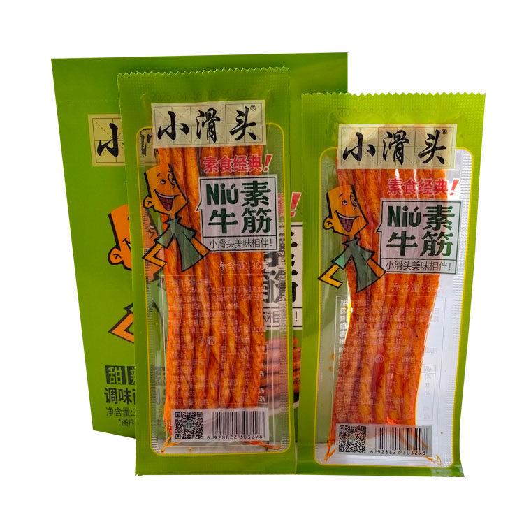 小滑头素牛筋36g麻辣条甜辣味休闲 零食面 面筋小包装素食