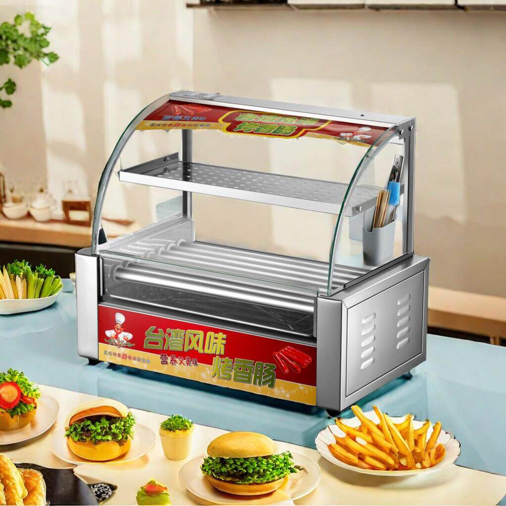烤肠机商用小型热狗机摆摊烤香肠机家用全自动烤肠迷你火腿肠机器