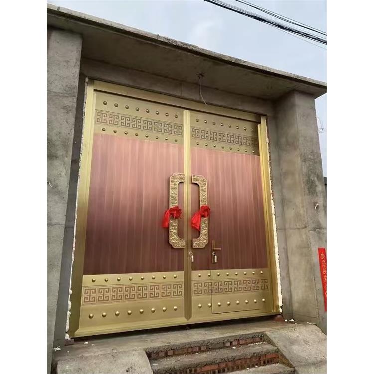 铝合金门自建房屋别墅不锈钢单门现代大院门双开铁艺简约大院花园
