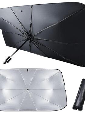 Car Windshield Sunshade Umbrella Type Sun Shade for Car Wind