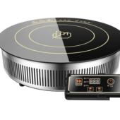 商用钛晶铁锅炖电陶瓷炉5000W嵌入式 内外圈底锅专用涮涮一体电陶