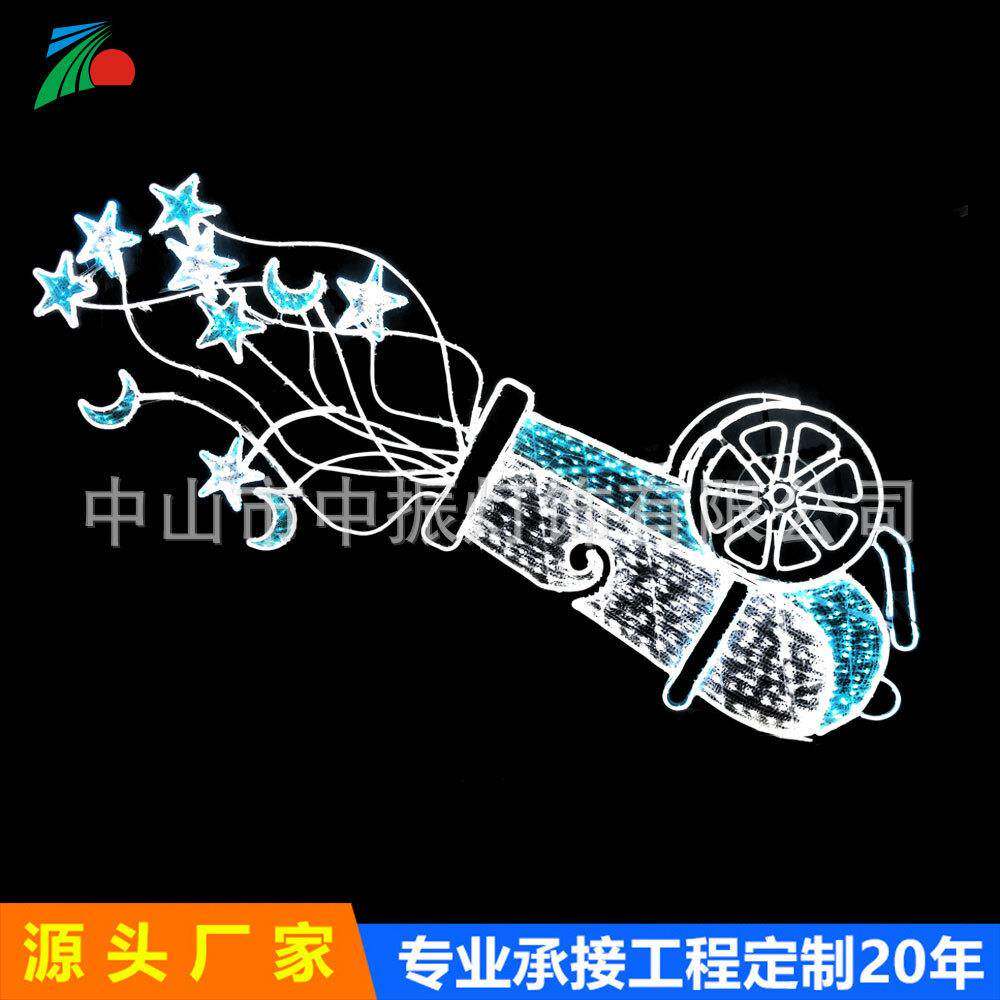 led霓虹管造型花瓶花朵铁艺图案灯具源头厂家支持来图来样