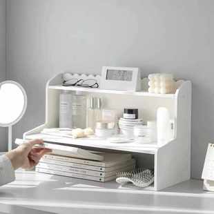 桌面置物架学生宿舍多层增高架化妆品整理架办公室杂物收纳架批发