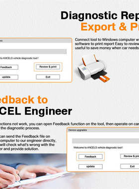 Ancel AD410 OBD2 Diagnostic Tool Automotive Scanner