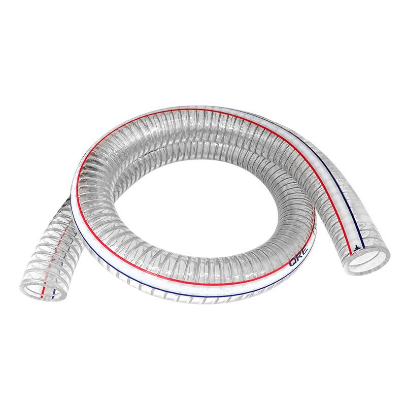 pvc排水管透明钢丝钢丝软管PVC管