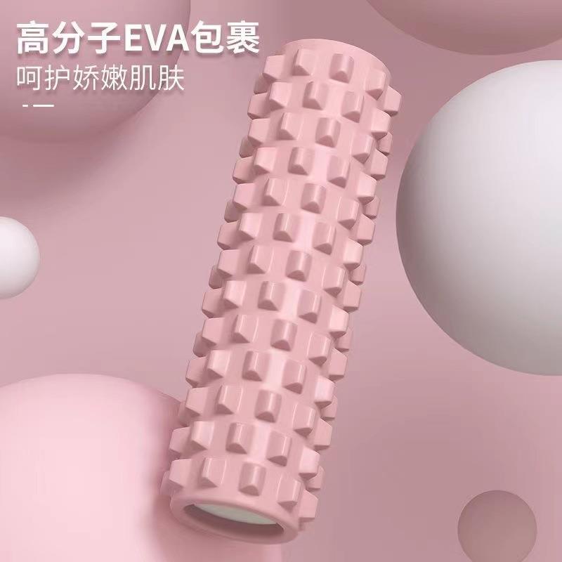 新款直销泡沫轴滚轮狼牙瑜伽柱肌肉放松瘦小腿神器材按摩琅琊棒初