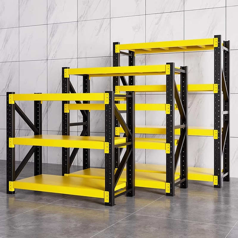 三箭小型家用货架置物架仓库仓储储物架多层钢构货架阳台极简钢架