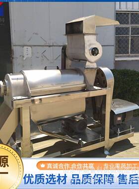 工业级鲜果榨汁机器 商用全自动菠萝肉杨梅柠檬果蔬大型压榨榨汁