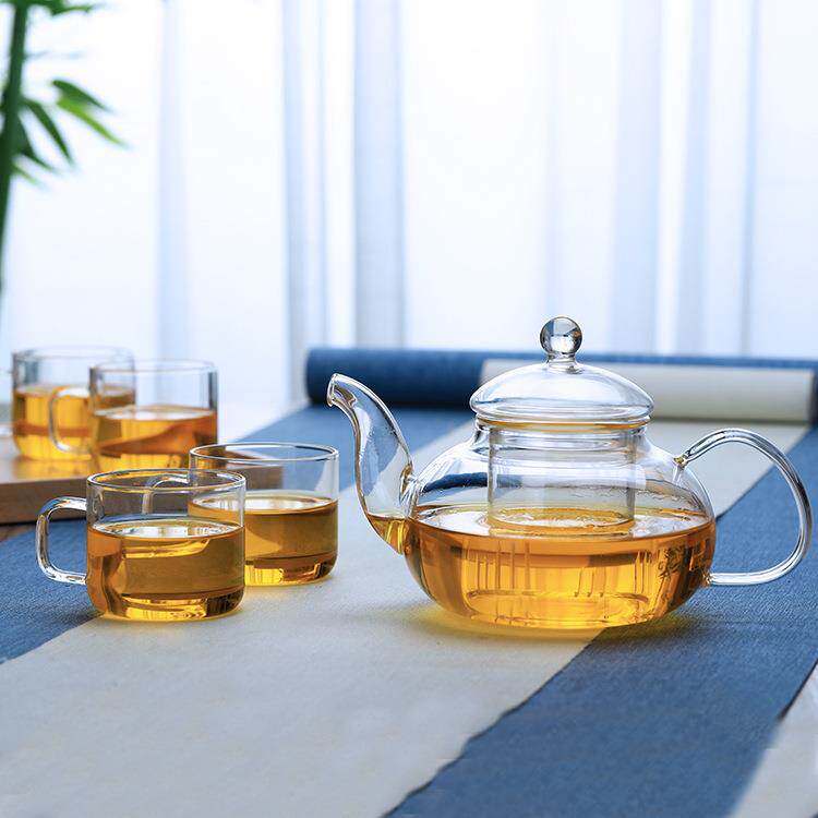 耐热玻璃花草茶具套装礼盒开业礼品功夫茶具套装壶带过滤茶器