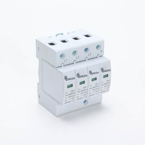 光伏浪涌保护器DC1000V电源防雷器2P 3P 4PSPD浪涌光伏直流保护器