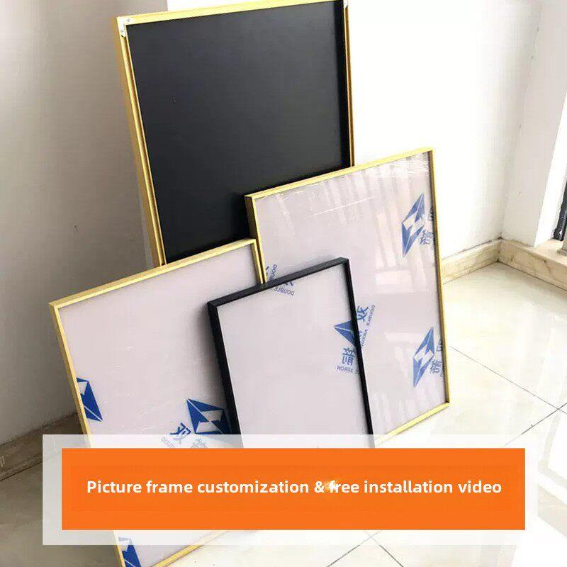 定制钻石画框十字绣相框与玻璃铝合金框架自安装相框自刷