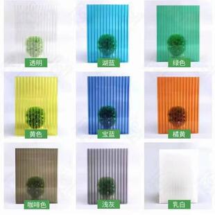 PC全透明阳光房耐力板采光瓦塑料平板停车雨棚屋顶阳台遮雨棚挡板