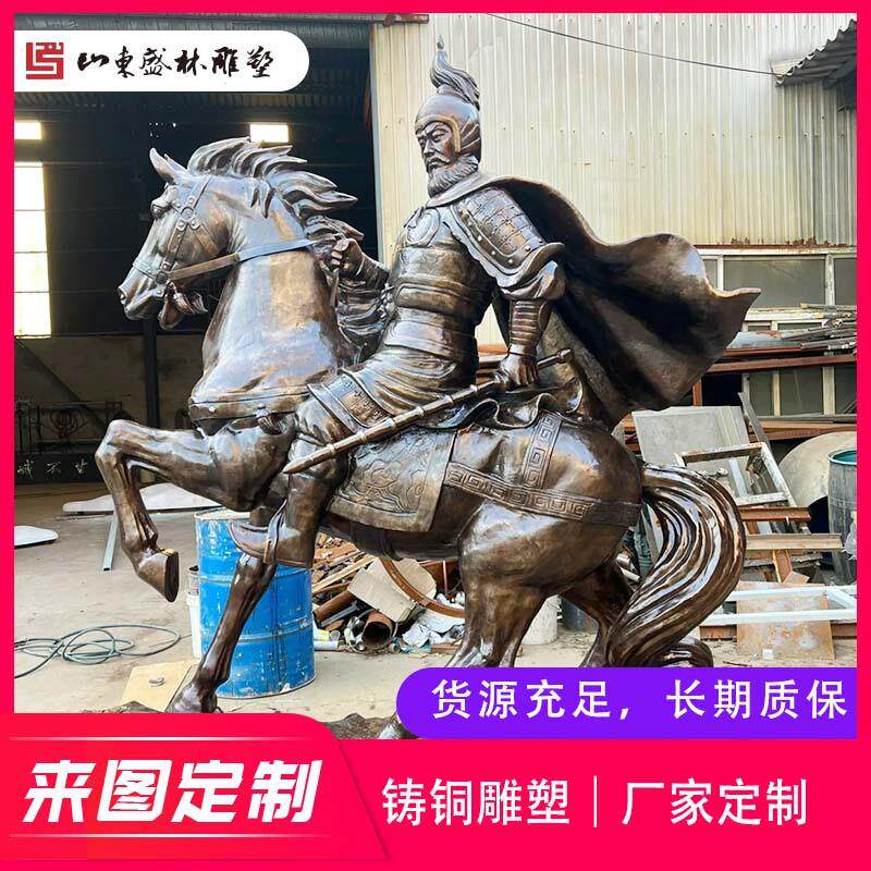 玻璃钢雕塑厂家仿铜人物马车战马商业街广场小品民俗校园铸铜仿古
