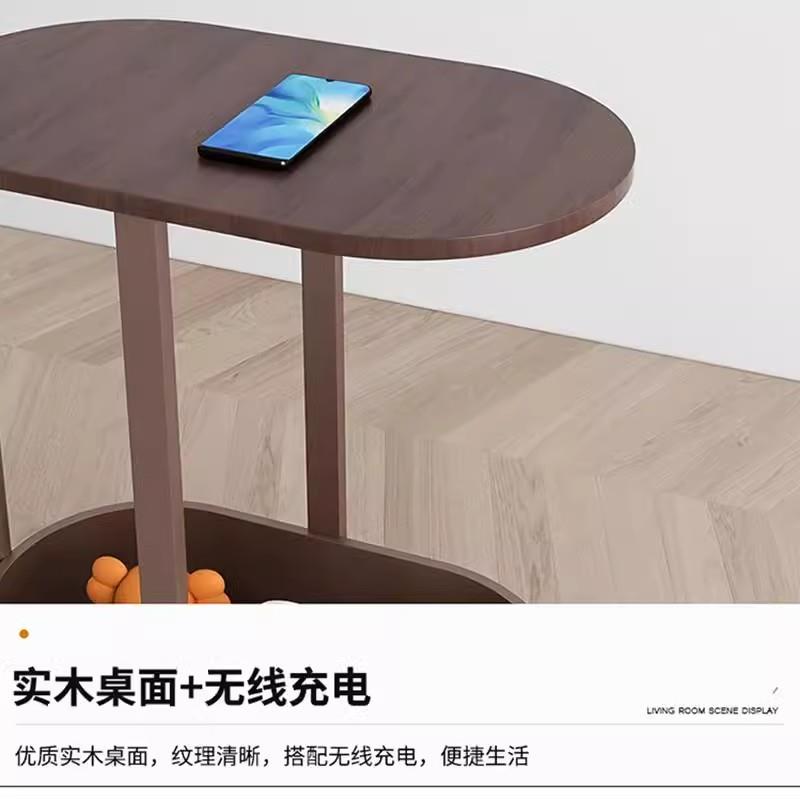 CASA中古柚子落地灯客厅沙发旁置物架一体茶几收纳卧室床头氛围灯