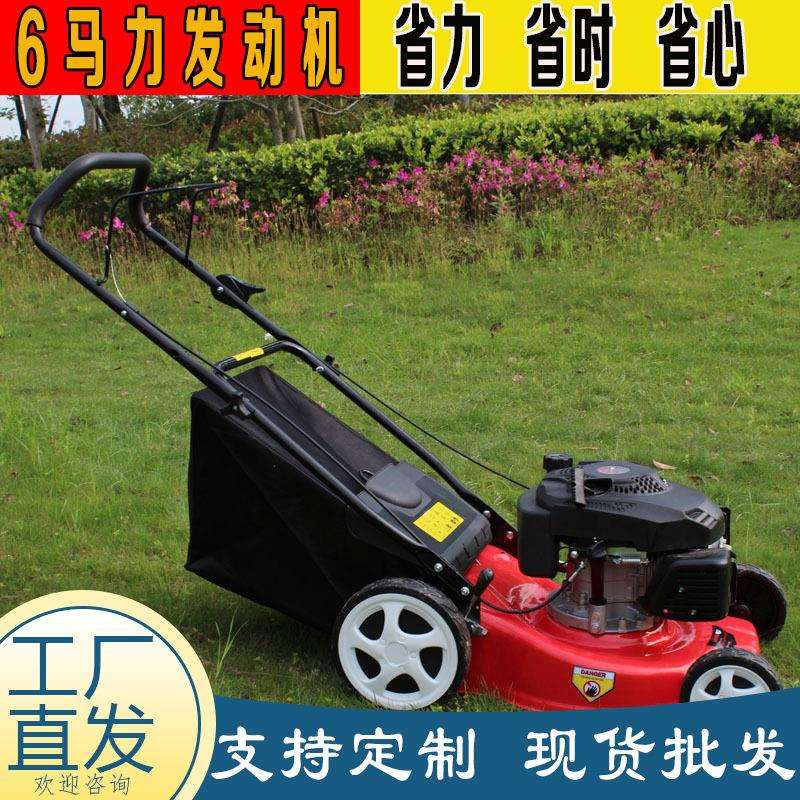 现货汽油四冲程手推割草机 18寸20寸自走草坪修剪机 汽油草坪机