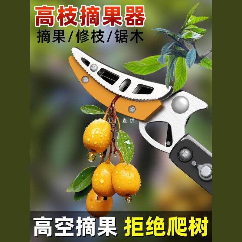 摘水果采摘枇杷荔枝杨梅龙眼杏子摘果神器伸缩杆高空剪树枝高枝剪,3C数码配件,其它配件,淘宝优惠券,粉丝福利购,淘宝优惠卷