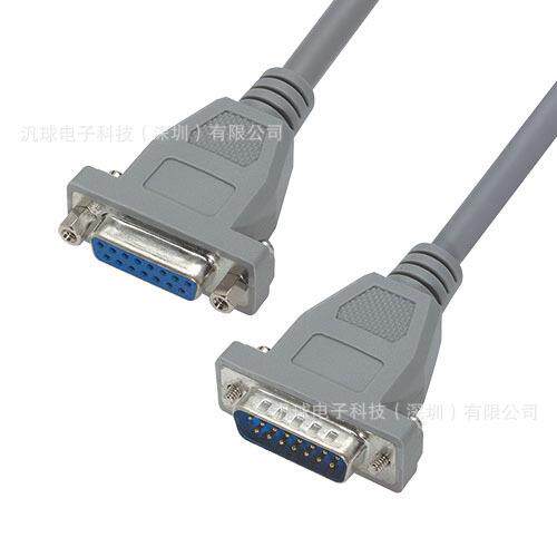 L-COM CSM15MF-1 经济型D-Sub线缆连接器 DB15公头/DB15母头 现货