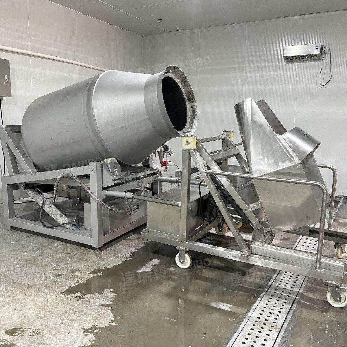 W卧式小型真空滚揉机鱼肉入味嫩化机设备实验室间歇腌制机厂家