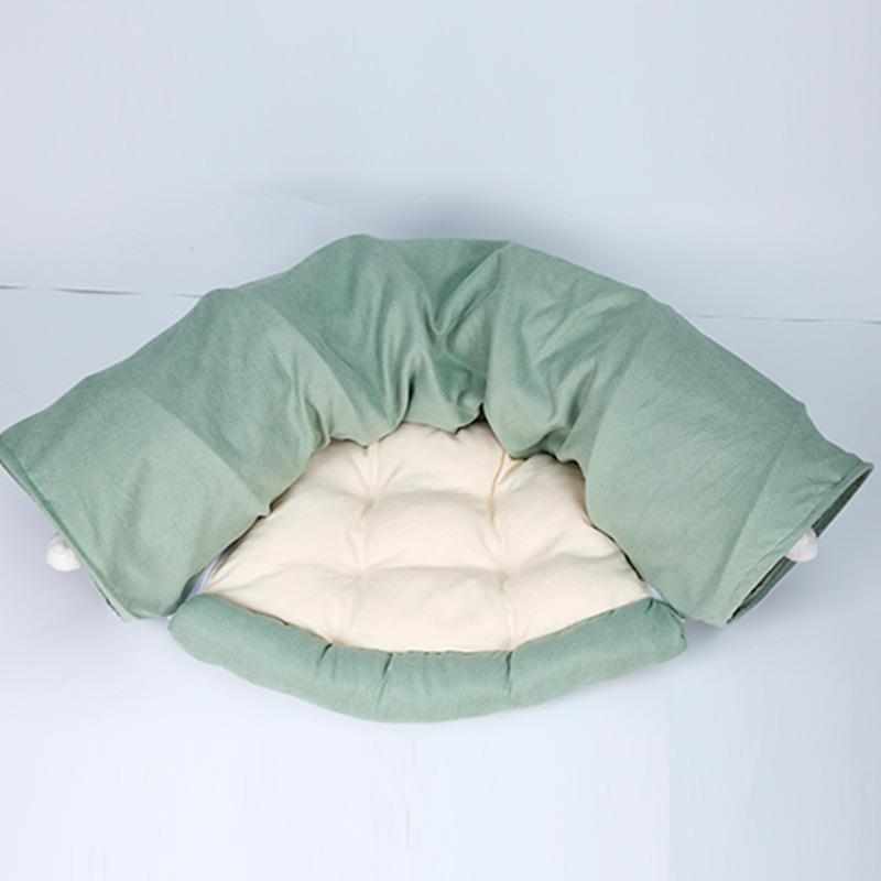 猫隧道猫窝可折叠猫隧道猫通道满月半月款四季可用可拆洗宠物窝