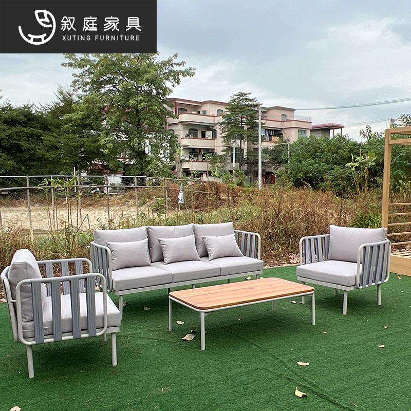 北欧户外藤编藤椅沙发休闲庭院组合露台设计师花园别墅室内外桌椅