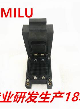 HMILU测试座nand闪存高频老化座探针式BGA316测试清空座