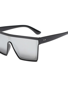 运动女复古连体超大框骑行防风防紫外线太阳镜男款显脸小