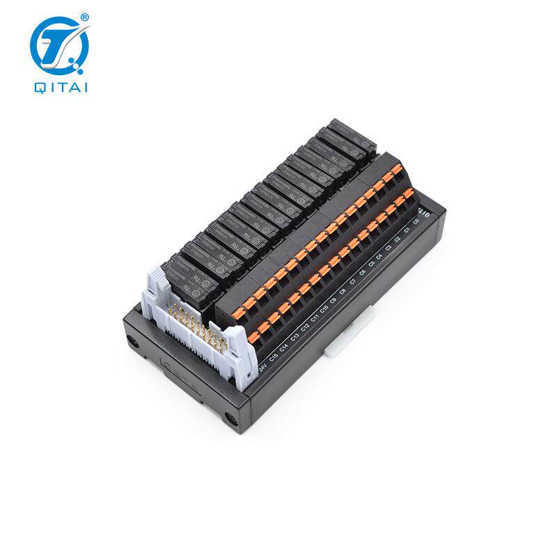 QMY416SL中转继电器模组可加底座端子台16位继电器1常开分线器